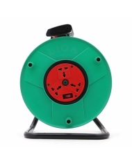 Ổ cắm kéo dài quay tay kiểu Rulo chống xoắn dây LiOA QTX3025 30m x 2