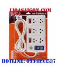 Ổ cắm kéo dài công suất lớn LiOA 6SS2.5-3 dây 2.5m